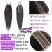Stema Straight Virgin Hair With 2x6 Deep Part Transparent Lace Closure